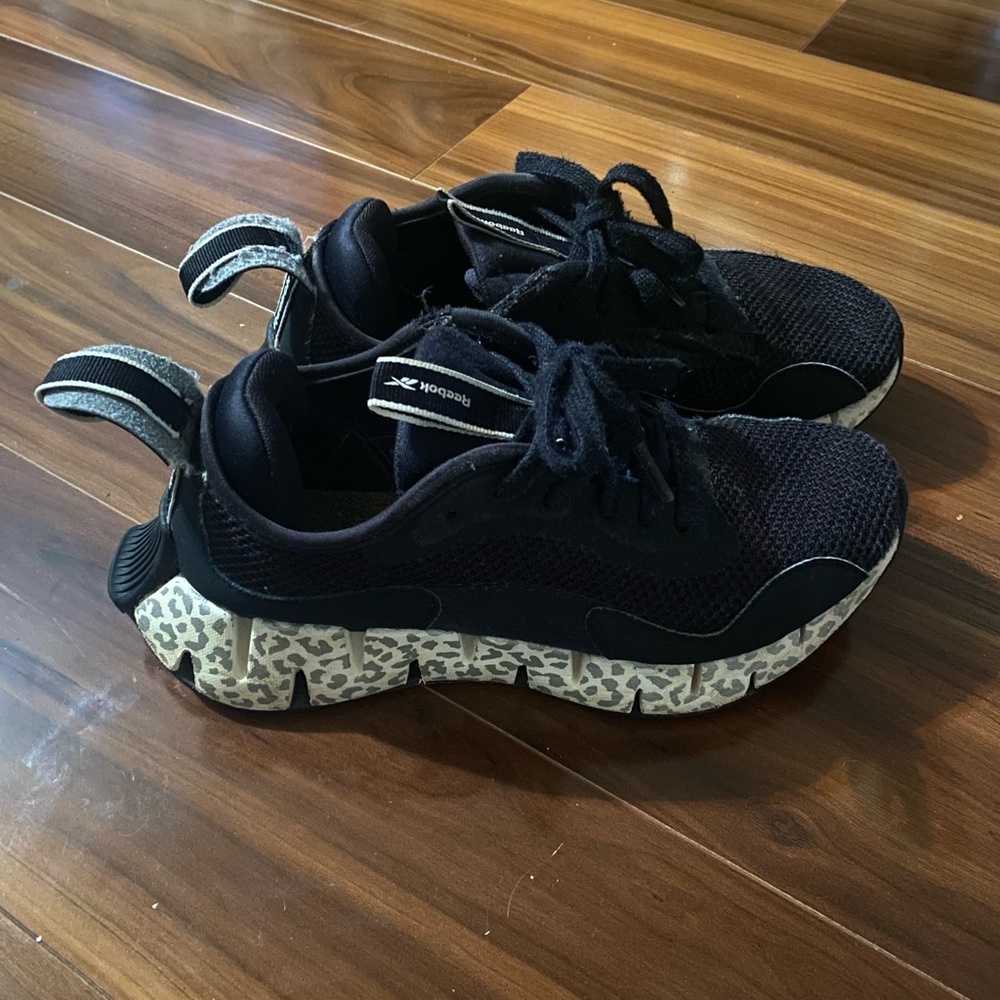 Reebok Womens Zig Dynamica Black Running Shoes